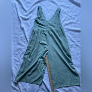 Petal & Pup Sage Green Romper with Buttons and Pockets Size 4